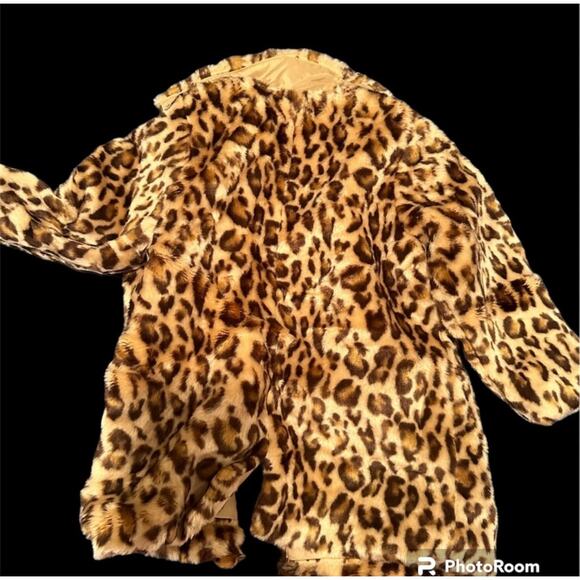 Parisian Bebe Leopard Print Coat 24 M - Picture 2 of 10
